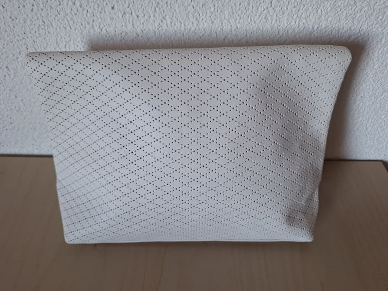 Clutch Kulturtasche Kosmetiktasche weiss