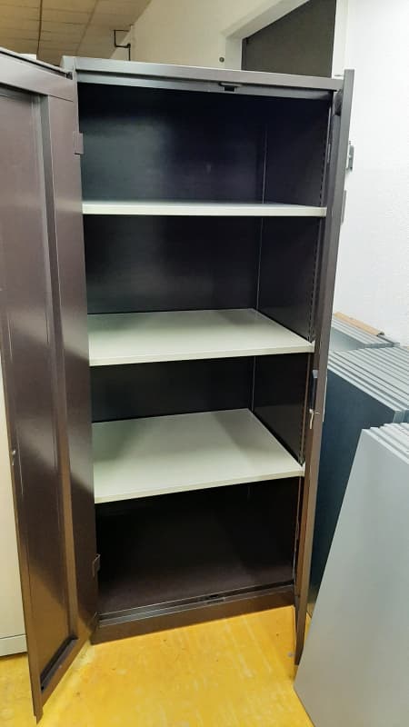Lista Metallschrank Sondertiefe 65cm/ 5 Stück braun