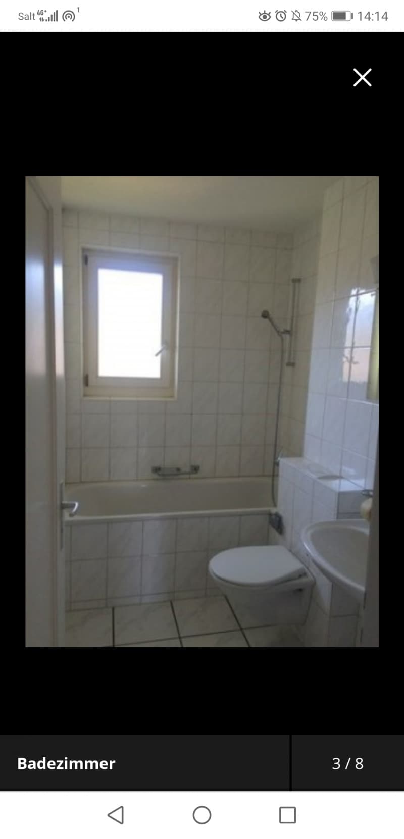 3 Zimmerwohnung im Grünen ab 1. Oktober oder 1. November
