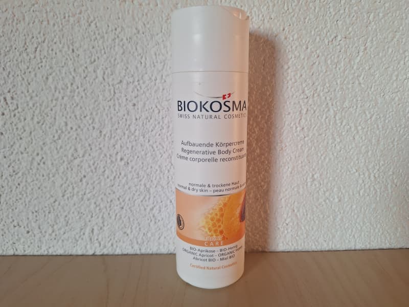 BIOKOSMA Aufbauende Körpercreme Aprikose Honig Bio 200 ml, NEU