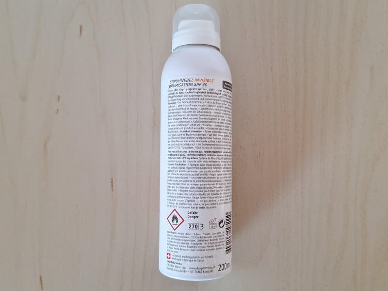 Sherpa Tensing Sprühnebel Invisible SPF 30 (200ml)