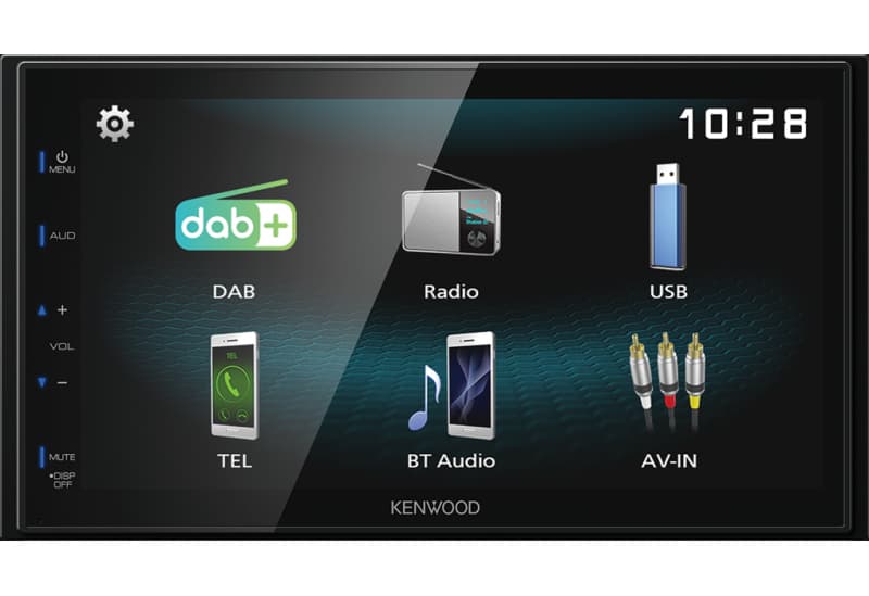 Doppel Din Radio DAB + Auto Streaming Kenwood