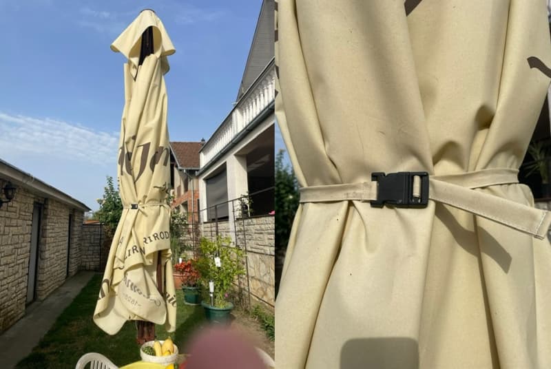 Sonnenschirm XXL - Gastroschirm inkl. Sockel 3.5mx3.5m