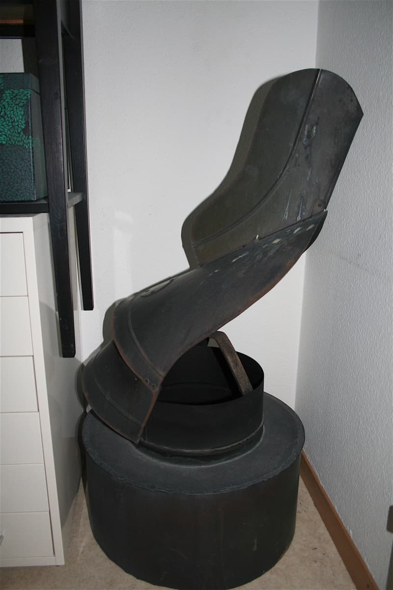 Kupfer "John", Dreh-Kaminhut, Johnshut, RZ30/45, 70er Jahre