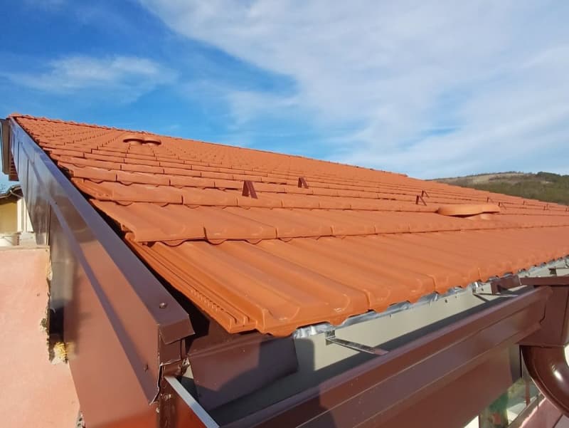 150m2 Dachziegel Falzziegel Natur ROT