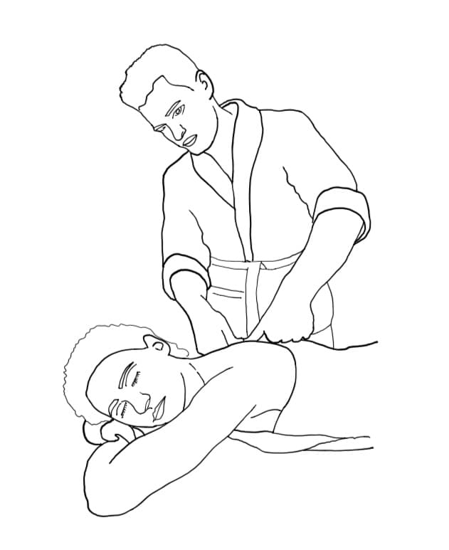 Ganzkörpermassage für die Frau/Dame