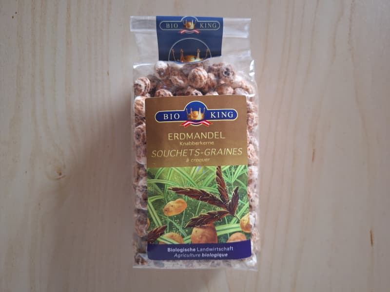 Superfood BioKing Erdmandel Knabberkerne Bio 250g NEU OVP