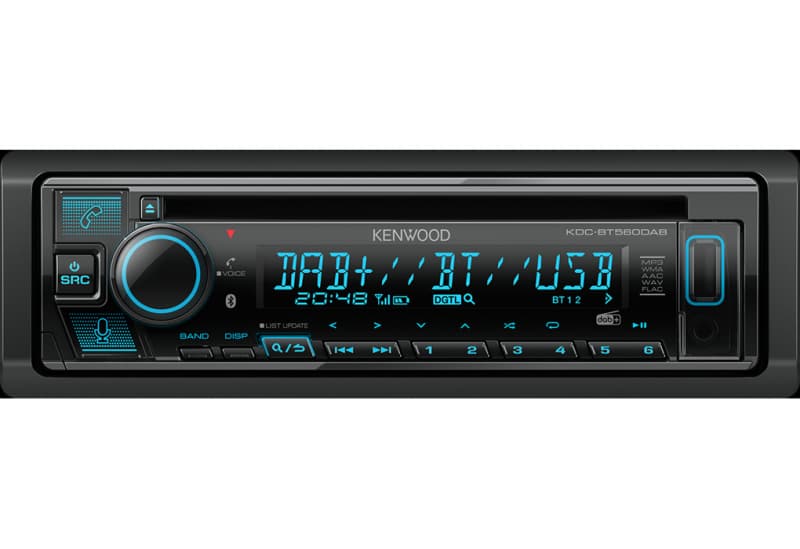 Autoradio Kenwood DAB+ BT AUX USB Color Top Modell Neu