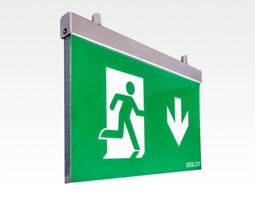 Notausgangleuchte mieten Notausgangschild Notausganglampe Bar