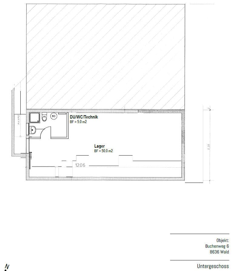 Büro- & Lagerraum (ca. 200m2; mit zwei Rampen) an zentraler Lage