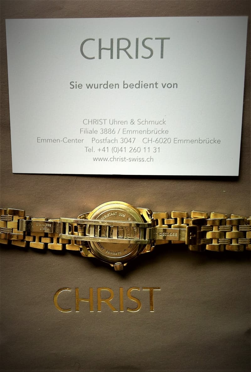 Elegante Tissot Ballade 2000 Damen Uhr im Gold-Ton gehalten