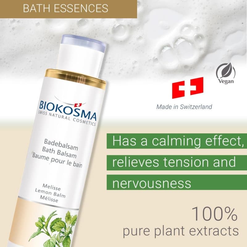 BIOKOSMA Badebalsam Melisse 200 ml - beruhigt & entspannt NEU OVP