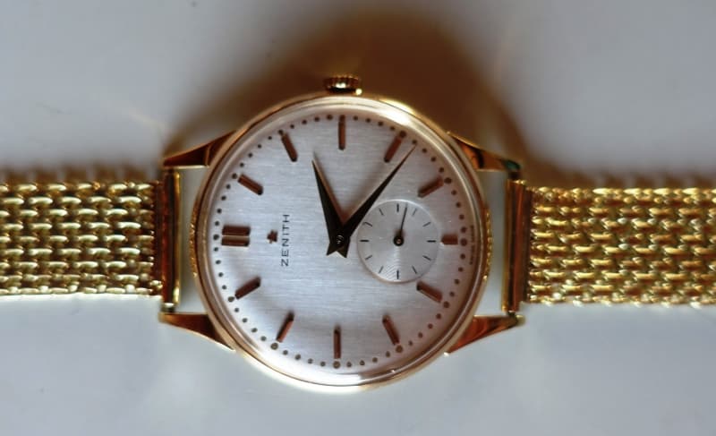 Luxusuhr ZENITH, 18 Karat Gold, für Damen und Herren