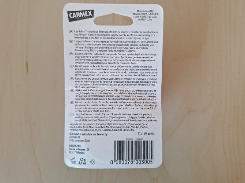 Carmex Lippenbalsam Topf Limited Edition 7,5g