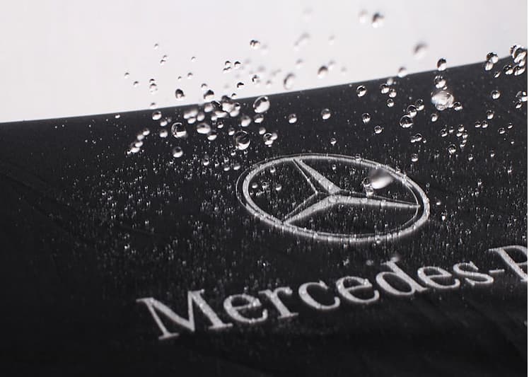 Mercedes-Benz Regenschirm Logo Benz Taschenschirm Auto Fanartikel