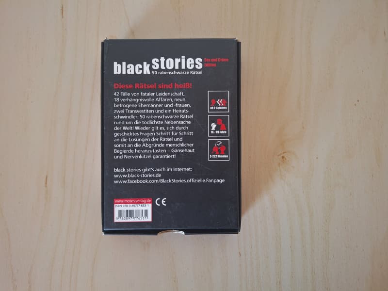 Black Stories - Sex & Crime Edition