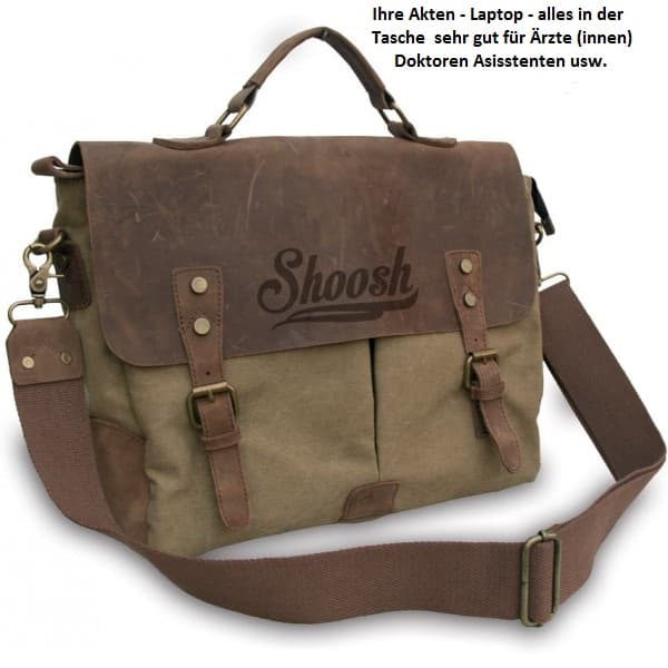 Messenger Laptop Tasche Shoosh Neu