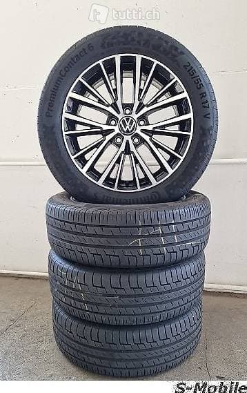 VW Touran Original "Vallelunga" Sommerräder 17" NEU