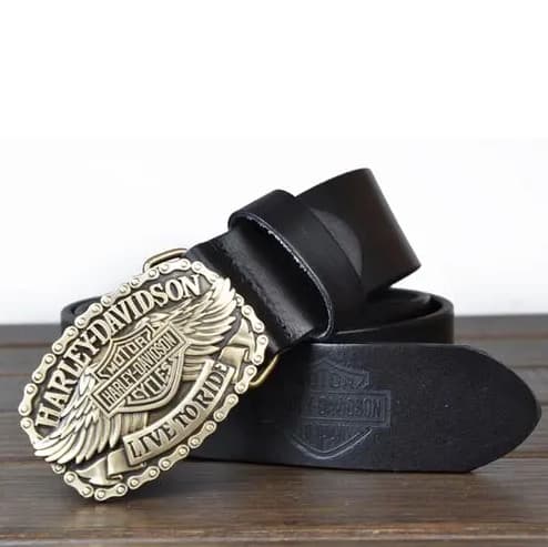 Harley-Davidson Gurt Harley Gürtel Biker Zubehör Schwarz HD Fan