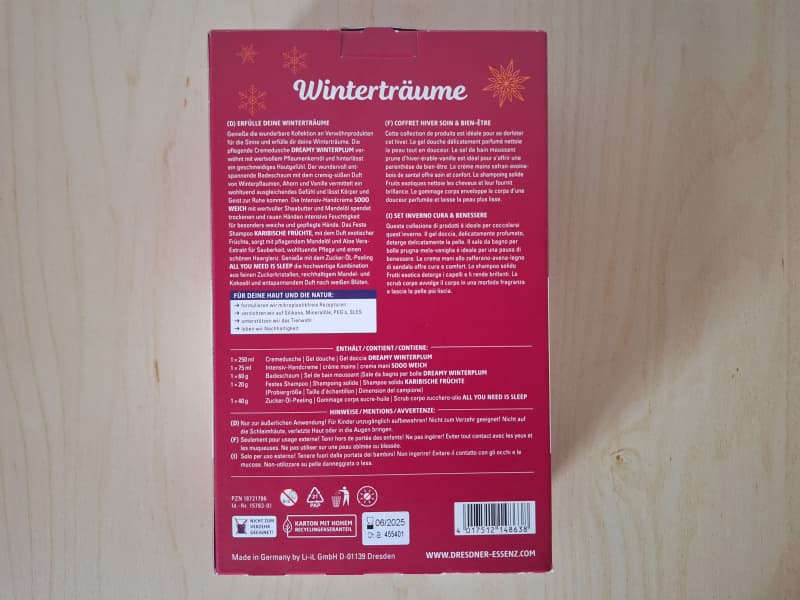 Dresdner Essenz Geschenkset Winterträume, NEU & OVP
