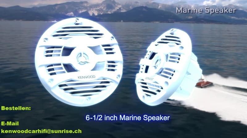 Auto Marine Lautsprecher Neu weiss 150 Watt 2 Weg Kenwood