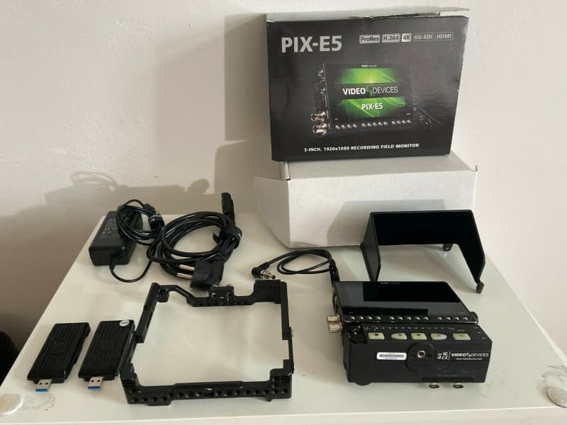 Video Devices Pix E5 + PIX Audio LR Interface inkl. 2x Speedrive