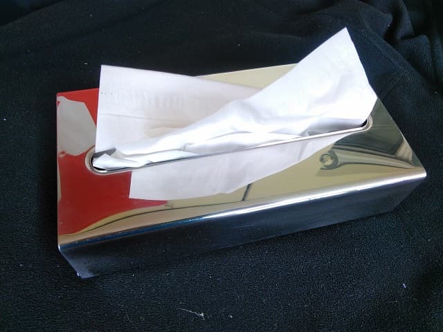 Auto Nostalgie Kosmetiktuchspender Chrom Wandmodell