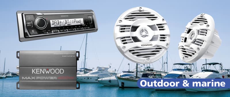 SPEAKER Wasser Lautsprecher Marine weiss Neu Kenwood