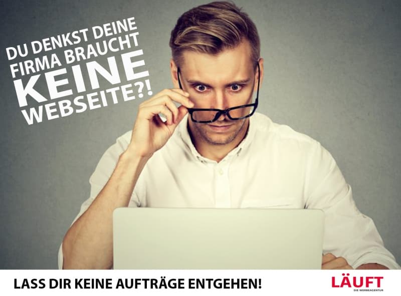 Ohne Webseite geht mind. jeder dritte Kunde verloren!