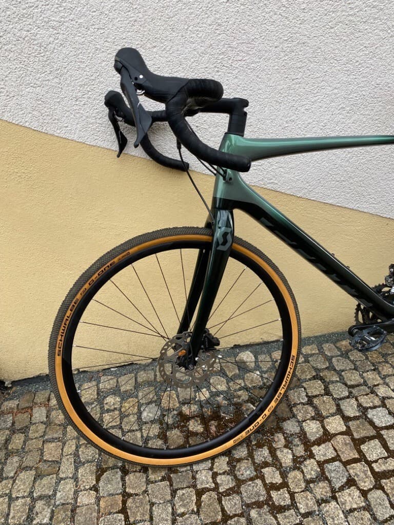 Gravel Bike Scott Addict Carbon Grün Metallic gebraucht