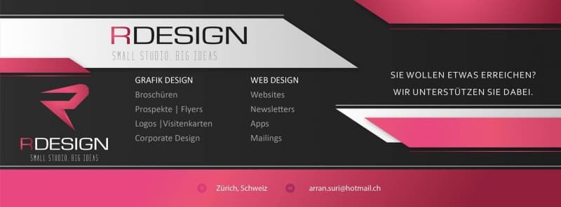 Flyer, logo, banner, webdesign ab 40fr