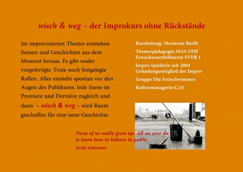 Theaterkurs Improvisationstheater in Baden