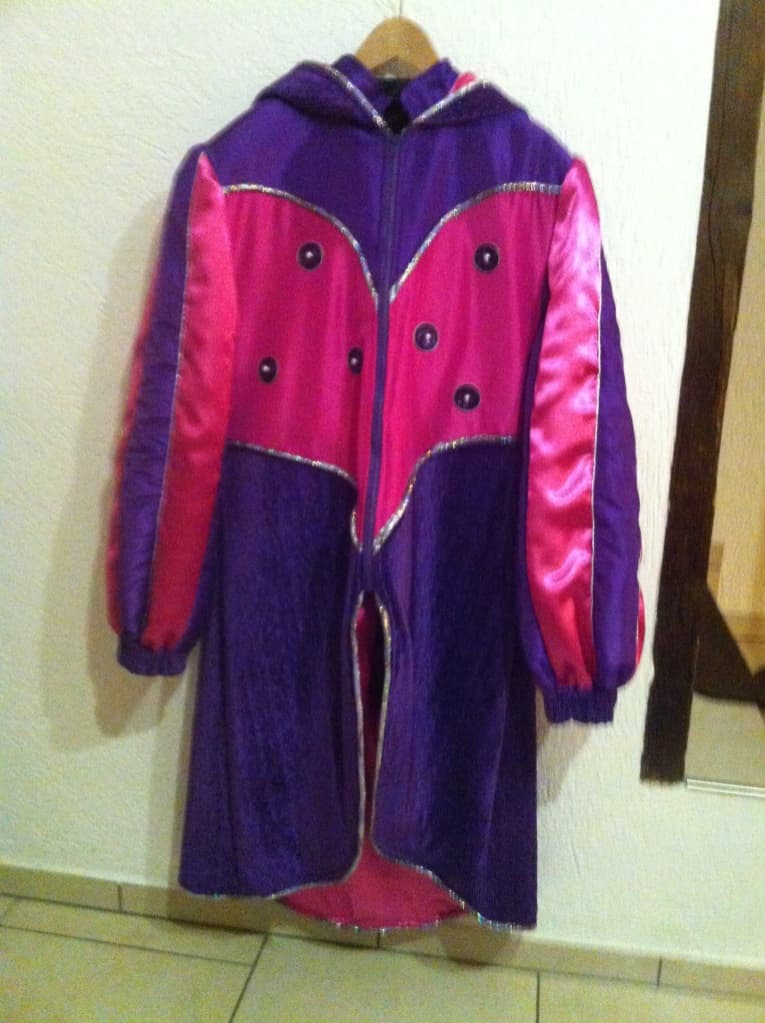 Guggenkleid Violett-Pink