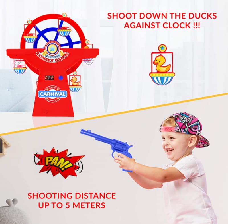 Duck Shoot Enten Schiessbude Rotierendes Riesenrad Kirmes Kilbi