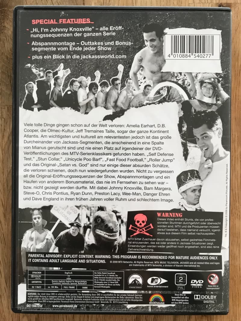 Jackass - The Lost Tapes (DVD)