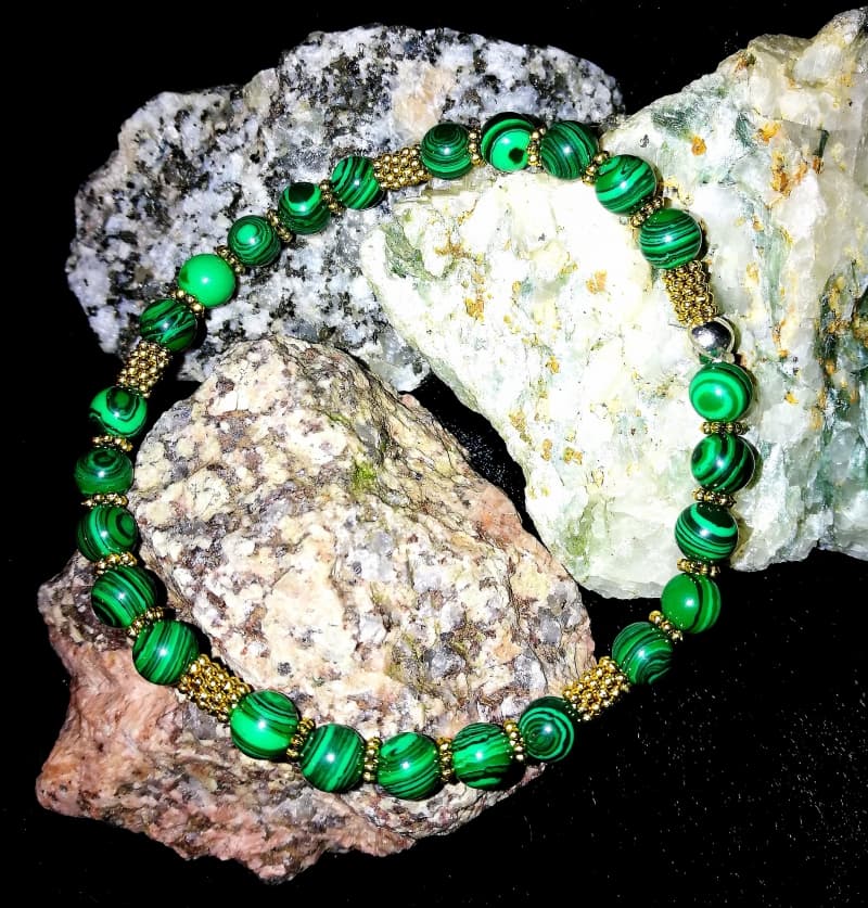 Armband "Little Malachit" - Handmade