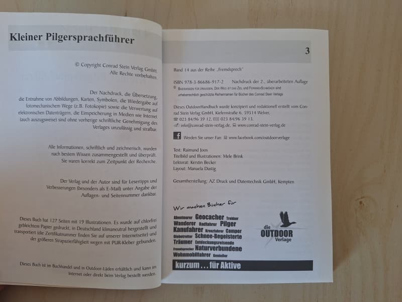 Kleiner Pilgersprachführer - Spanisch und mehr für den Jakobsweg