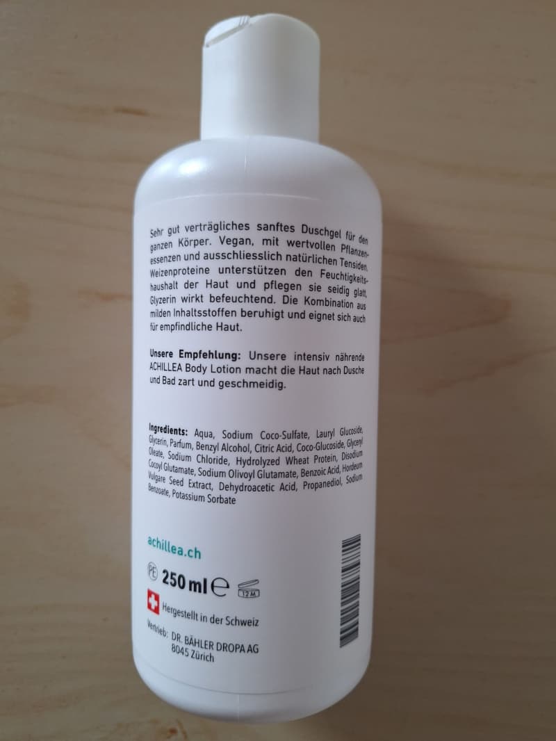 ACHILLEA Duschgel 250ml - Neu und ungeöffnet!