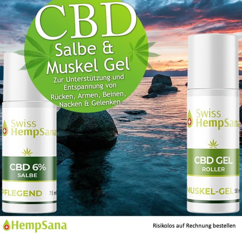 Unterstützung der Muskeln mit der Kraft der Cannabispflanze