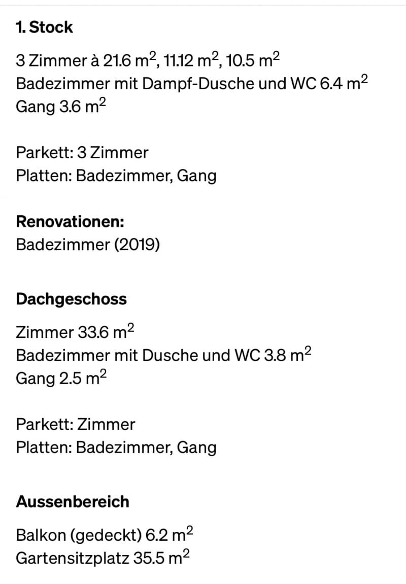 Charmantes 5.5 Zimmer Reiheneckhaus in Freienstein
