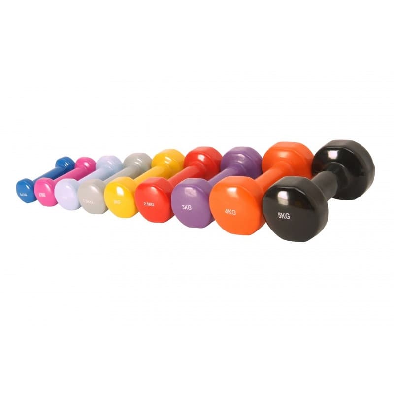 Hantel vinyl 2x 4 kg - Doppelpack (Kostenlose Lieferung)