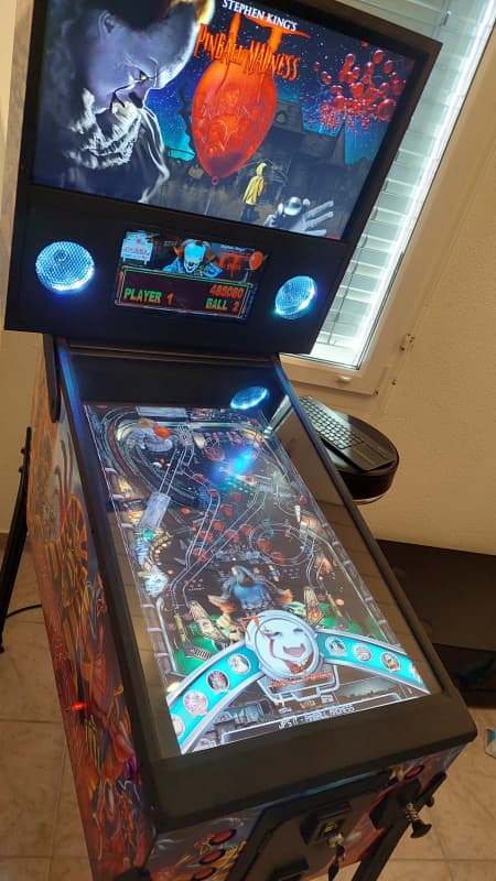 Flipperkasten virtuell "V-Pin" Unikat/Eigenbau IRON MAIDEN