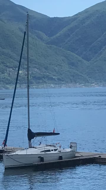 Segelbootgemeinschaft auf dem Lago Maggiore 2023