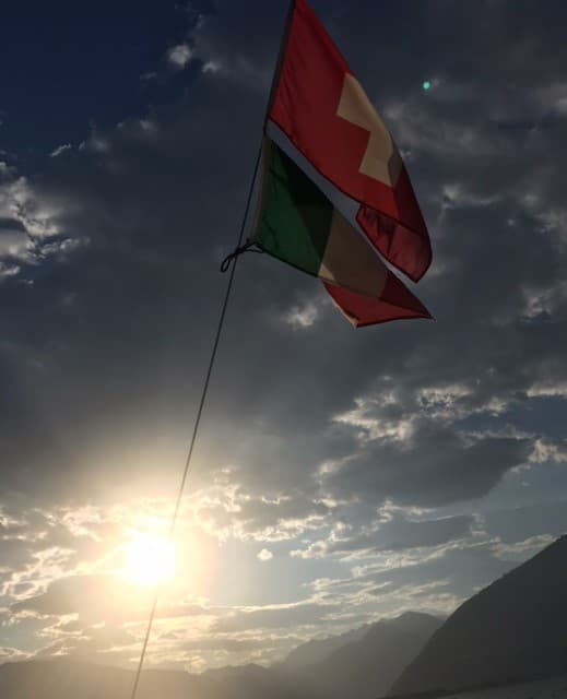 Segelbootgemeinschaft auf dem Lago Maggiore 2023