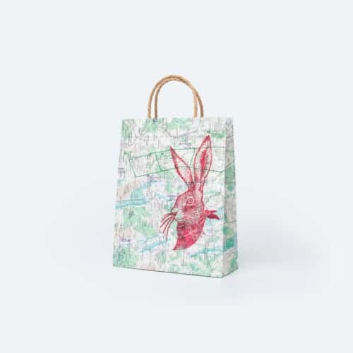 Mapbag mit Hasenstempel
