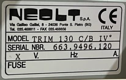 Planschneidemaschine Neolt Trim130