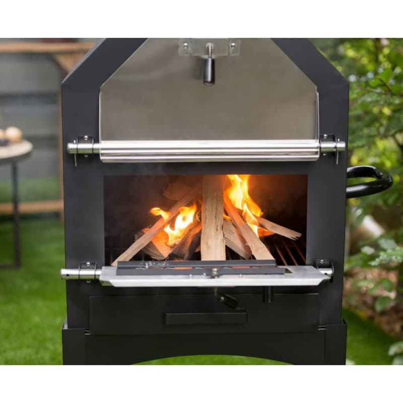 99411814 BBGRILL Outdoor Pizza-Backofen Lorenzo Schwarz LOR17