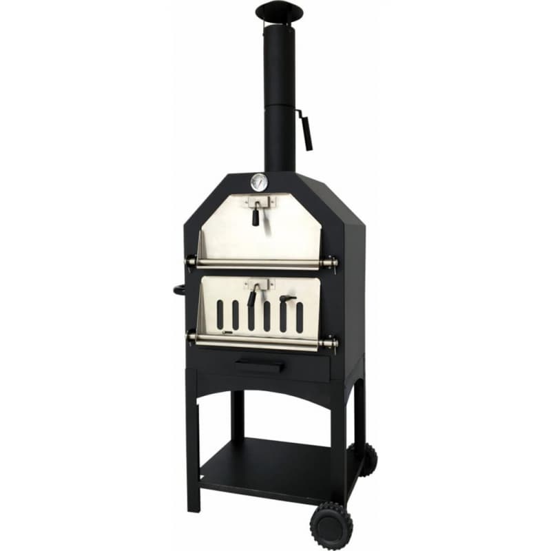 99411814 BBGRILL Outdoor Pizza-Backofen Lorenzo Schwarz LOR17
