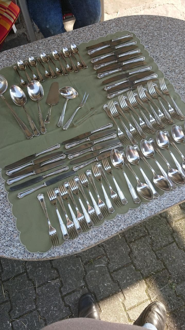 Antikes Silberbesteck