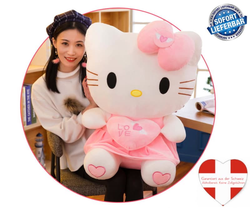 Hello Kitty Hellokitty Plüsch Katze Plüschtier Herz Love Liebe HK